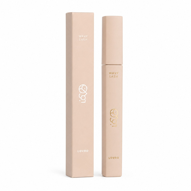 Tusz do rzęs Lovro Wavy Lash 01 Black, pogrubiający i podkręcający, 9 g