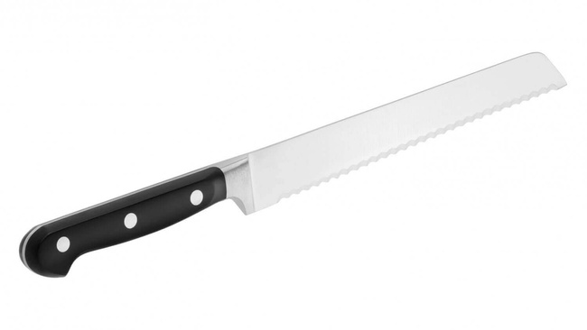Nóż do pieczywa 20 cm stal wysokowęglowa FRIODUR ostrze ABS czarna rączka 3,1 na 1,7 na 20 Zwilling Professional S