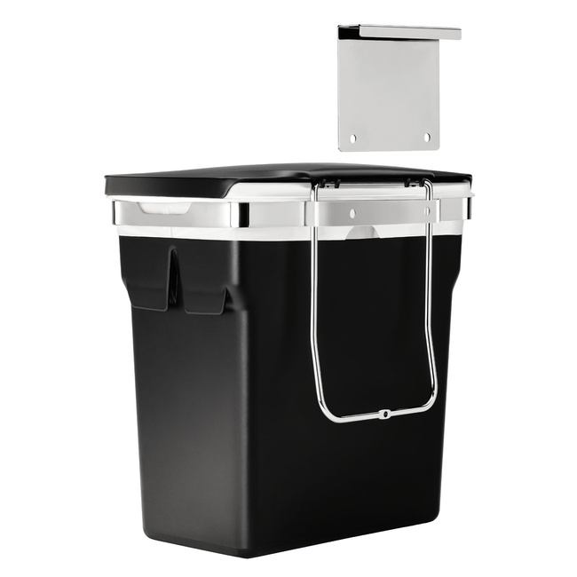 Kosz Na Śmieci Szafkowy 10L, Czarny - Simplehuman