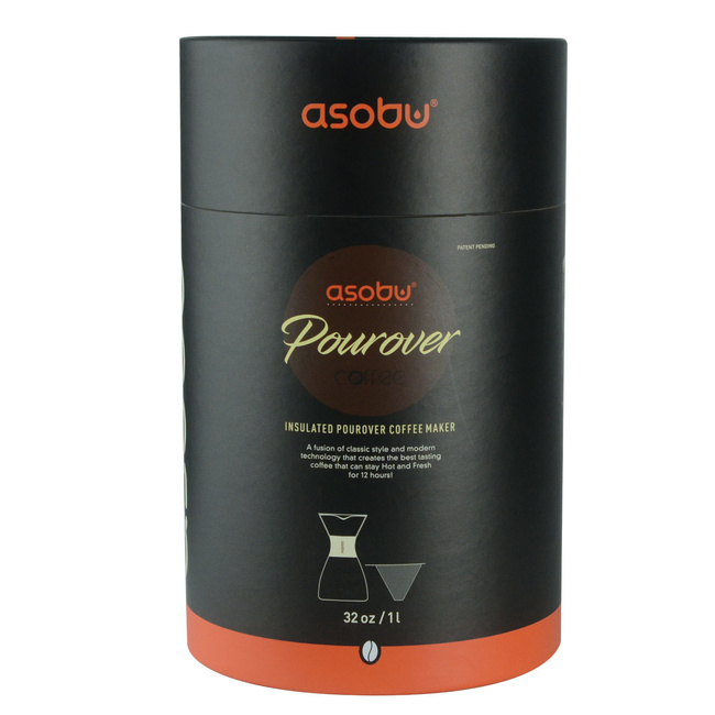ASOBU Zaparzacz do kawy POUR OVER WOOD, 1,18L