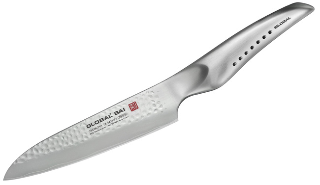 Nóż szefa kuchni Global SAI-M01, krótkie ostrze 14 cm