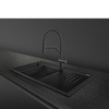 Smeg - Zlewozmywak kompozytowy QUADRA VSGX860MN Czarny