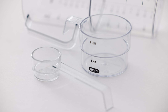 Zestaw 3 Miarek Mensura Clear San - Rosti