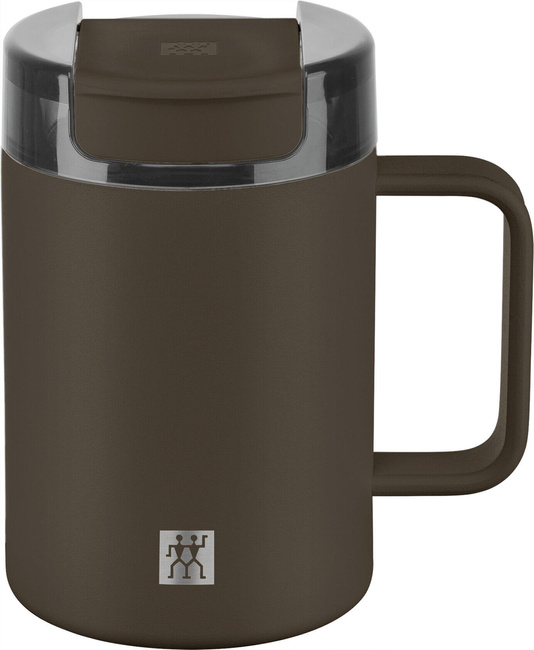 Thermo Plus Kubek termiczny z uchwytem - 380ml, brązowy - Zwilling
