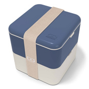 Lunchbox Bento Square FR, Blue Natural - Monbento