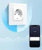 Extralink Smart Life Wall Socket Set Pro | Zestaw inteligentne gniazdko + ramka | Kolor Biały, 230V, WiFi, Tuya