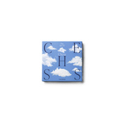 Szachy Printworks Chess Clouds, drewniane figury, plansza z akrylem, wzór chmur