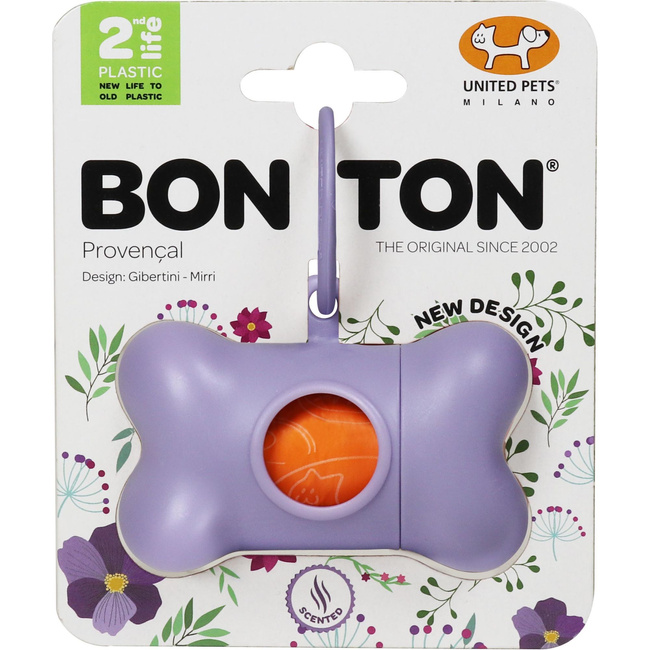 pojemniki na worki do sprzątania fioletowy bon ton - United Pets