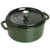 Garnek żeliwny okrągły 3.8 ltr, zielony - Staub