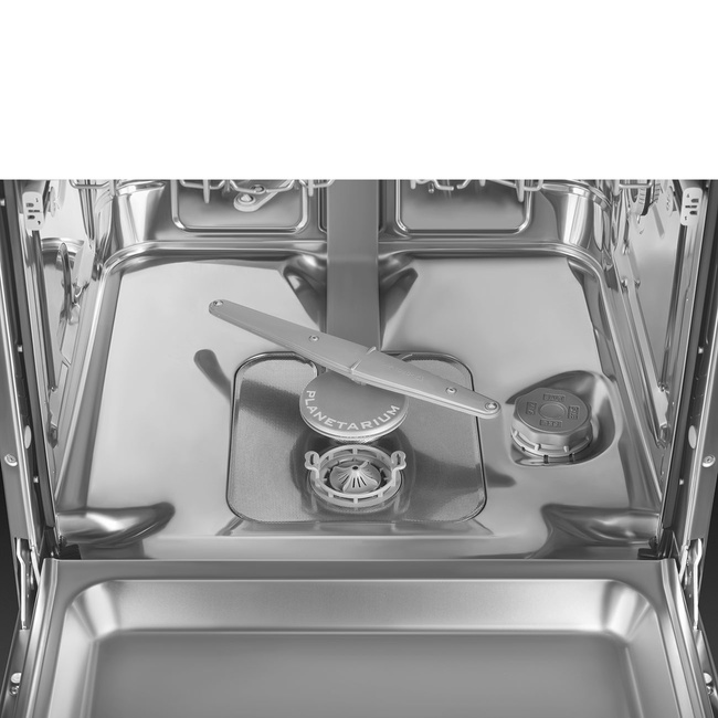 Smeg - Zmywarka Do Naczyń, 60 Cm, 50S, Czarny 50's Style Lvfabbl3 Czarny (Chromowany Uchwyt)