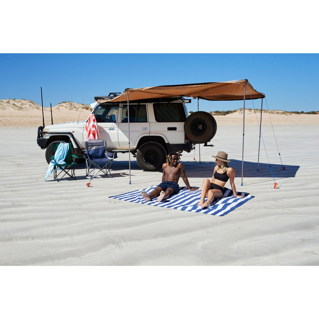 Koc piknikowy Whitsunday Blue 170 x 170 cm Dock & Bay
