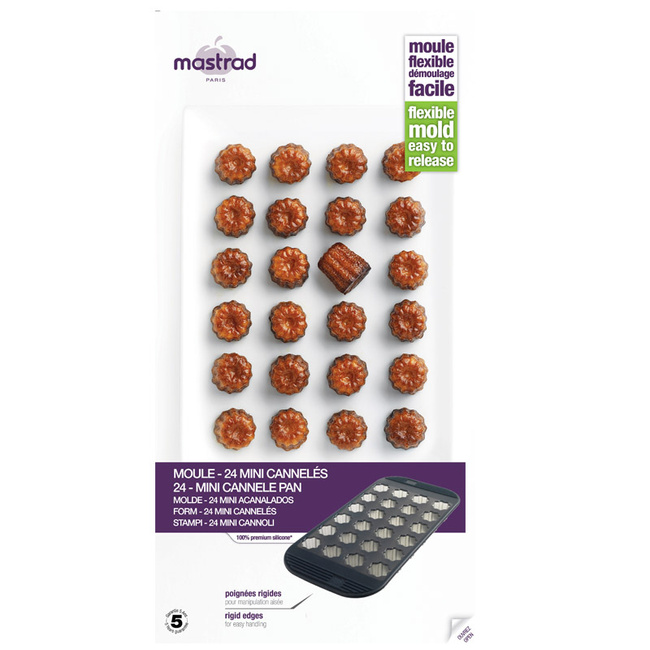 Silikonowa Forma Do Mini Canele (Na 24 Ciasteczka)