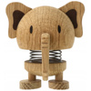 Figurka Hoptimist Elephant S z drewna dębowego, kolekcja The Big Five