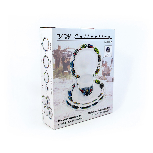 Vw Zestaw Naczyń Bus 8 Szt Melanina
