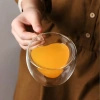 Extralink Home | Kubek miłosny szklanka w kształcie serca | podwójna ściana żaroodporny 250ml