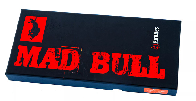 Samura Mad Bull Serb - Nóż kuchenny typu Serb, Ostrze 18 Cm, Rękojeść Mikarta Czarna
