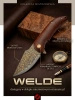 Nóż składany Welde VG01 VG10 Mokume Gane Drewno Różane