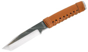 Nóż Boker Magnum Survivor Full Tang Stal 440A Głownia Tanto 12 cm Pochwa Skórzana