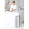 Kosz na śmieci Brabantia Touch Bin New 30 l, stal matowa, z wyjmowanym wiadrem
