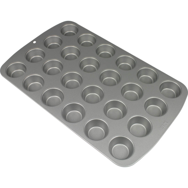 Pme Nieprzywierająca forma do pieczenia 24 mini muffinek 36 x 26.5 cm biały