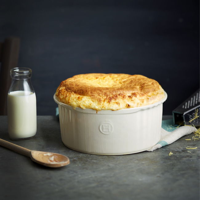 Naczynie do sufletów 245 l kremowy - Emile Henry