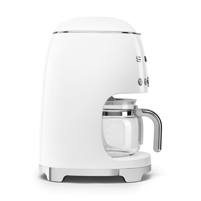 Smeg - Ekspres przelewowy, Biały 50's style Dcf02Wheu Biały.
