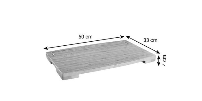 Deska do krojenia Azza 50x33 cm - Tescoma