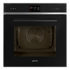 Smeg - Piekarnik, speedwaveXL, Selezione, black SELEZIONE SO6402M2B Czarny