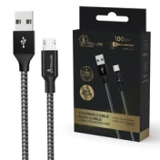 Extralink Smart Life USB Type-A to Micro-USB Czarny | Kabel USB-A - MICRO-USB | 100cm
