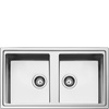 Smeg - Zlewozmywak ze stali nierdzewnej LDR862-2 MIRA