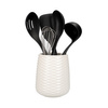 kitchenaid 5 przyborów kuchennych w pojemniku onyx black.