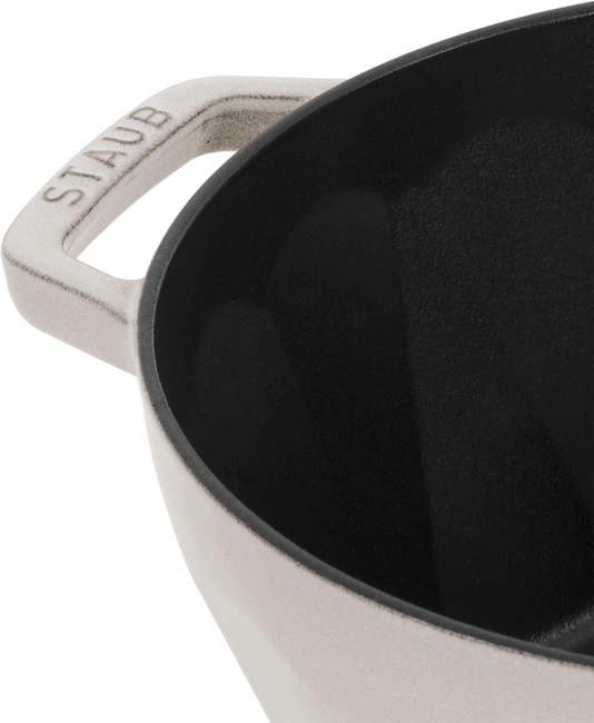 Garnek żeliwny Staub La Cocotte Diament 22 cm, 2,8 l, truflowy