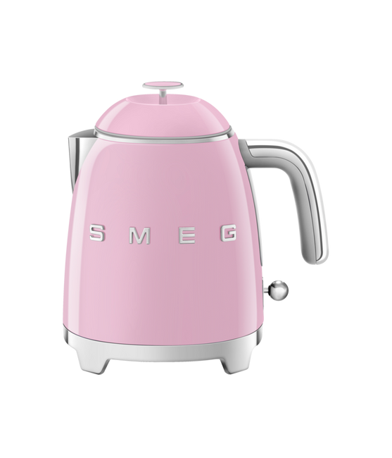 Smeg - Czajnik Mini, Pastelowy Róż 50's Style Klf05Pkeu Pastelowy Róż