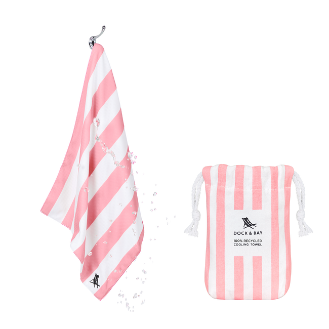Ręcznik Chłodzący- Malibu Pink - Dock & Bay