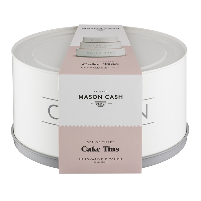 Puszki do przechowywania ciasta 3 szt. okrągłe 25, 22, 19 cm Innovative Kitchen - Mason Cash