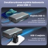 Powerbank Extralink EPB-126 20000 mAh, Power Delivery 45 W, USB-C, srebrny