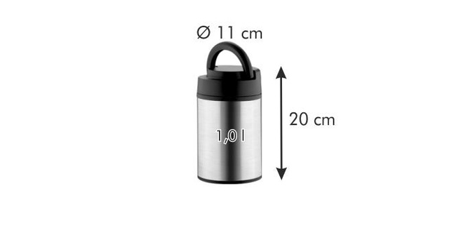 Termos na żywność Constant 1.0 l, nierdzewny - Tescoma