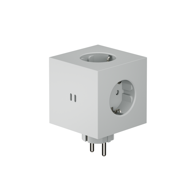 rozszerzacze gniazd elektrycznych z podwójnym usb-c 30 w szary - Avolt