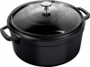 Staub Szklana Pokrywka 26 Cm, Czarny