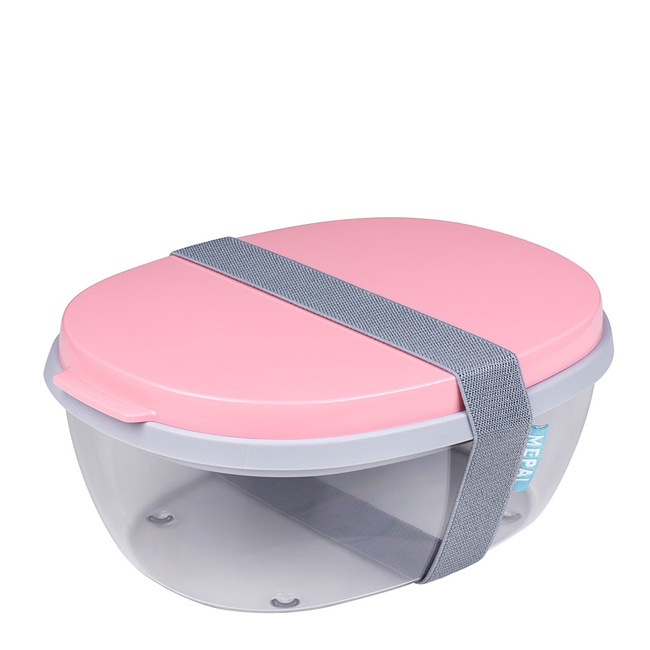 Pojemnik na sałatkę Saladbox Ellipse Nordic Pink - Mepal