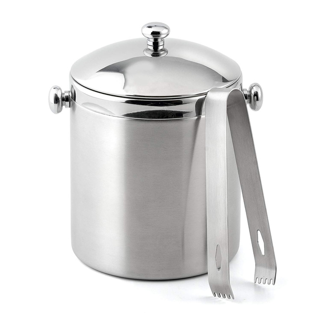 Pojemnik na lód + szczypce - Weis