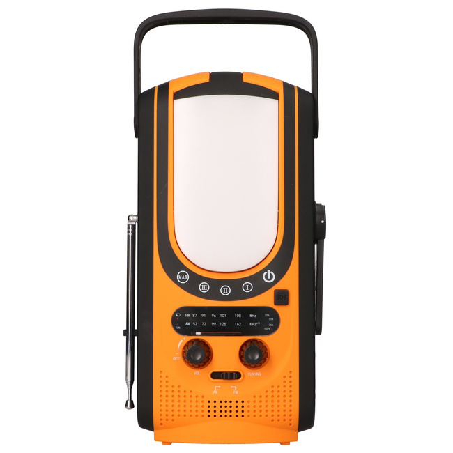 EXTRALINK Radio Awaryjne Solarne z Korką Dynamo Powerbank 6000mAh Latarka SOS