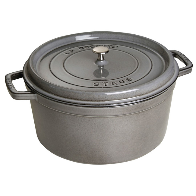 La Cocotte Garnek Żeliwny Okrągły 12.6 Ltr, Grafitowy - Staub