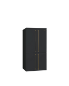 Smeg - Chłodz.-zamraż., Frenchdoor, Coloniale Coloniale FQ60CAO6 Antracytowy