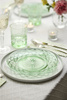 Talerze Sorrento 21 cm 4 sztuki zielone 32010 szklane Lyngby Glas 