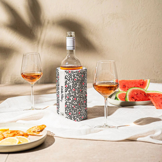 Rękaw chłodzący do wina Vacu Vin Keith Haring, aktywny