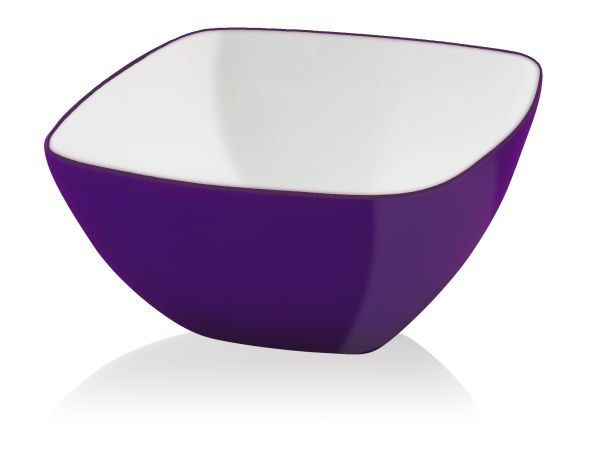 Miska Livio Kwadratowa Fioletowa 14 Cm 31406 - Vialli Design