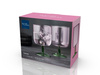 Kieliszki do wina Lyngby Glas Torino 300 ml, różowy i zielony, 2 sztuki