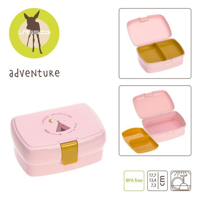 Lunchbox z wkładką Adventure Tipi Nowa Kolekcja - Lassig