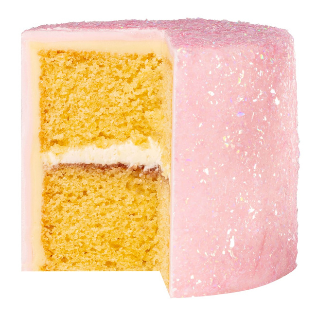 Brokat jadalny PME Magic Sparkles 3 g, opalizujący, jasnoróżowy
